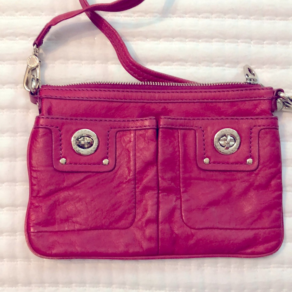 Marc Jacobs small pink clutch